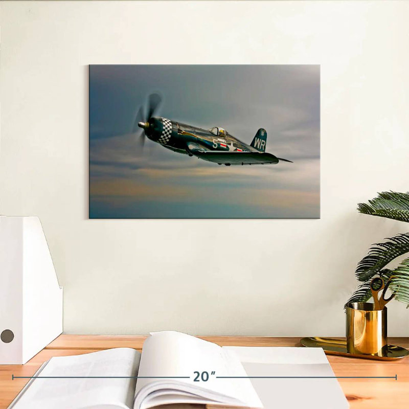 Mehar Old WW2 Airplane, 8" H x 12" W