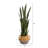 46'' Faux Snake Plant (Sansevieria) Plant in Burlap/Cotton Planter-1102475726