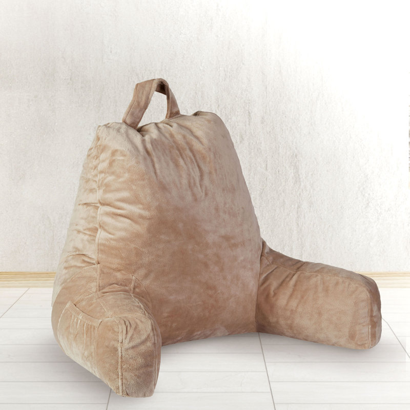 Throw Pillow, Taupe, 16" H x 13" W x 9" D