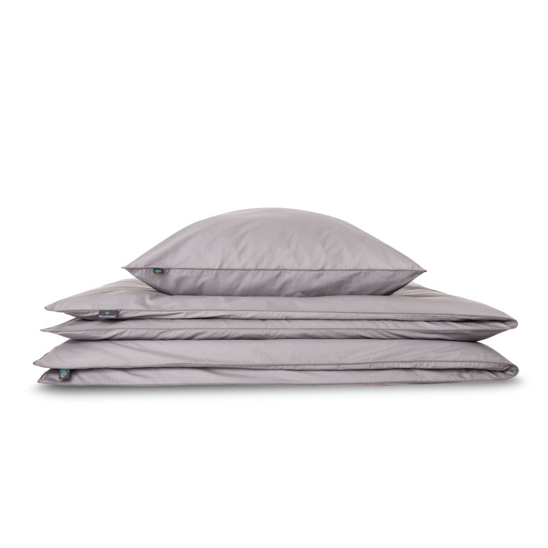 No Pattern Duvet Cover Set, Grey, 200 x 220cm