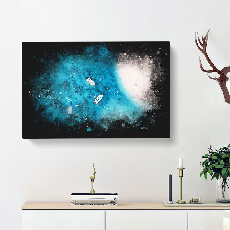 Boats - Wrapped Canvas, 60cm H x 91cm W x 3cm D
