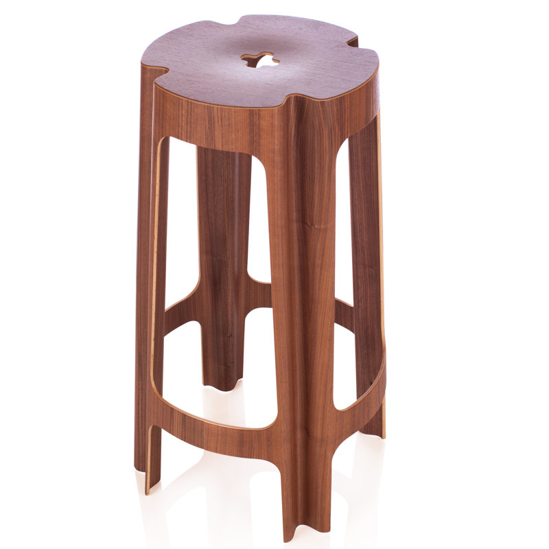 Bloom Counter Stool, Walnut