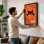 Peeking Cat Modern - Print-799598513-799598514