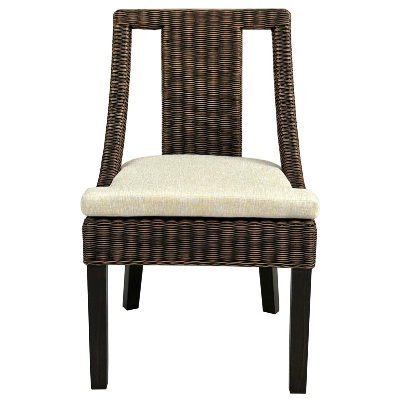 Chaise Saona brun antique