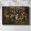 La danse du mariage, v. 1566-Peter Bruegel l'Ancien, toile tendue avec châssis-138755756-138755758