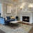 Unique Comfortable Light Blue Hand Knotted Traditional Oriental Wool Area Rug-1035491038