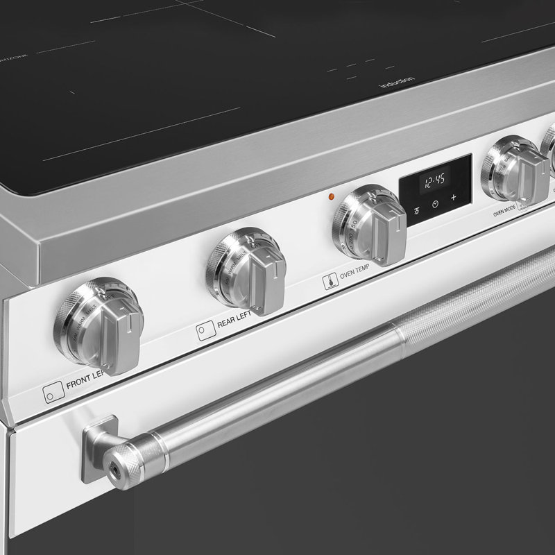 Cuisinière à induction 36 po Professional, Induction, Blanc mat
