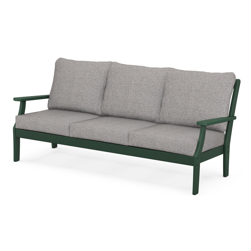 Braxton Deep Seating Sofa, Green, Grey Mist