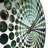 Green Crystal Geode Fusion - Abstract Marble Wall Clock-101234093
