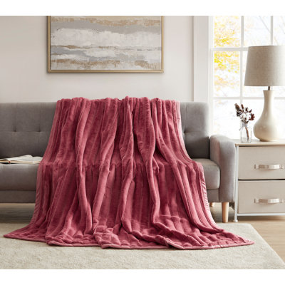 Couverture en fausse fourrure Clara Clark Raschel