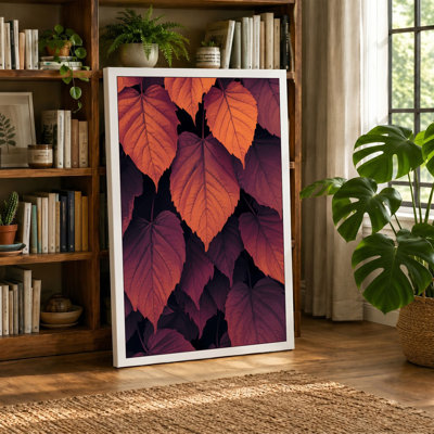 Autumn Leaves Study Botanical - Wrapped Canvas