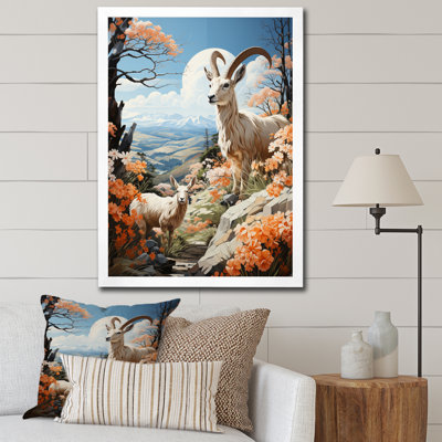 «Ourzazate Goat Mountain Explorer Pastoral II», reproduction sur toile