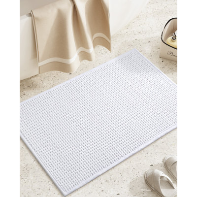 Bairoil Non-Slip Chenille Bath Rug