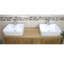 Engel 1430 mm Freestanding Double Vanity with Vessel Ceramic Basin