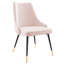 Chaise parsons capitonnée en velours-148914998