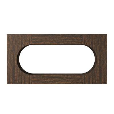 Console en noyer avec tiroir