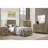 Weathered Pine Finish Rustic Style Twin Bed Frame, Includes Headboard, And Rails, Bedroom Furniture Option, Box Spring Needed, Fast Setup Modern Line Pattern Finish, Rails Included, Furniture,-29528993