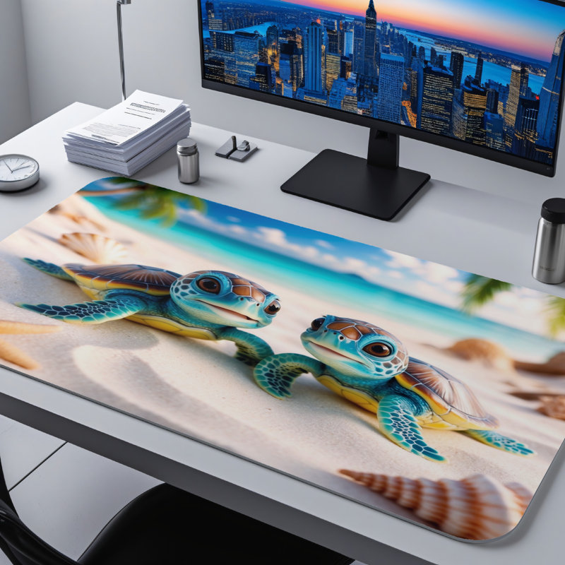 Polyester Desk Pad, 23.6x13.8