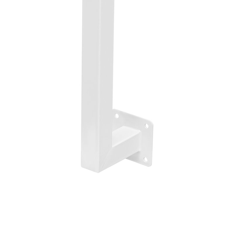 6 pièces de rampes d'escalier réglables pour terrasse, balcon, escalier, Blanc