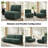 Shalon 56" Modern Modular Chenille 2-Piece Channel Tufted Loveseat -242040329