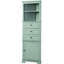 Armoire à tablettes réglables pour salle de bain, cuisine, salon avec rangement triangulaire à 3 tiroirs