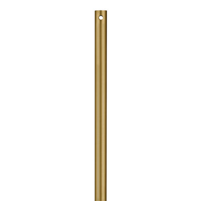 18" ceiling fan extension downrod in satin brass finish from Visual Comfort Fan
