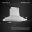 PROLINE 24-Inch Island Range Hood, Ducted, 600 CFM, Stainless Steel, LED Lights, ULTRA-QUIET Blower Motor, 6 Speed, 3-Year Warranty, Dishwasher-Safe Filters