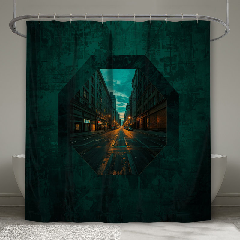 Rideaux de douche Urban Street Scene, L 70 po x H 72 po