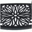 Ensemble de salle à manger 7 pièces en fonte d'aluminium toutes saisons comprenant 2 chaises pivotantes, 4 chaises de salle à manger et une table rectangulaire avec cadre noir (même SKU: W1710S00367)