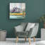 Art mural sur toile tendue - Melba Browne «Sierra’s Side Side» pour décoration de salon, de chambre à coucher ou de bureau - 18 x 18