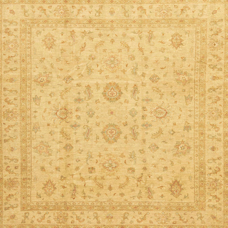 Tapis abstrait moderne 3681, Carré 8 pi