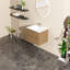 Meuble-lavabo mural 24 po avec lavabo à cuve flottante noyer flottant Goodyo
