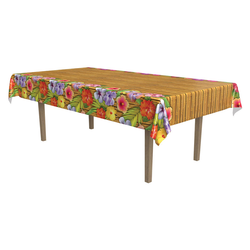 Nappe Luau - 54 po x 108 po - paquet de 12