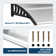 Outsunny 40.6'' W x 10.6'' D Polycarbonate Clear Cover Retractable Door / Window Awning