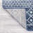 Bouvard Moroccan Vintage Geometric Navy/Cream Rug-805126446