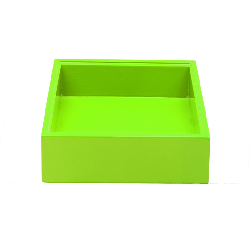 Panier Tre Tre - 6 pièces, H 1,57 po x l 5,91 po x P 5,91 po, Limette