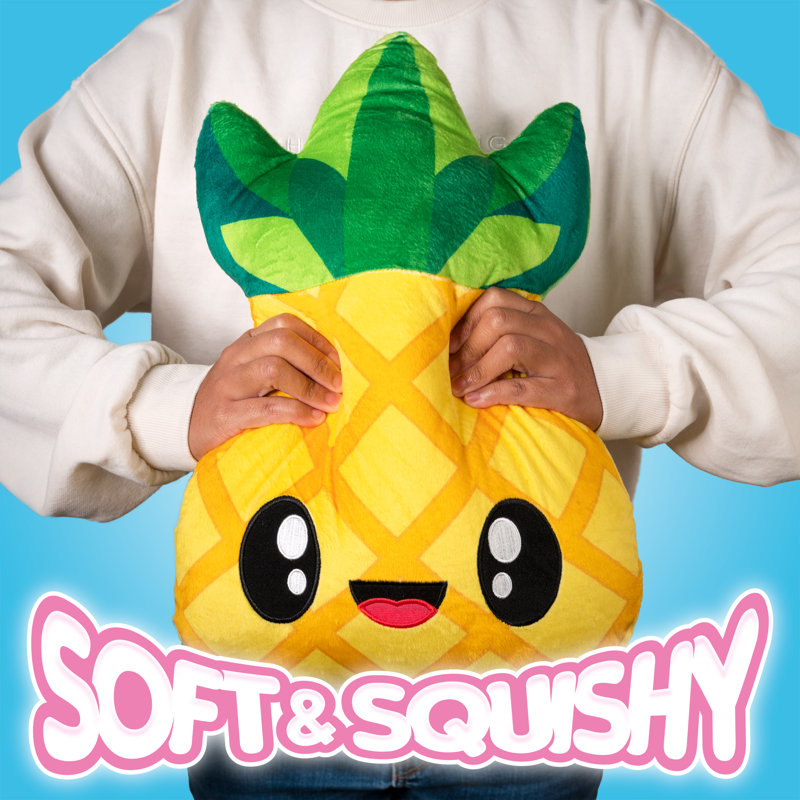 Pineapple Scented Plush Throw Pillow for Kids