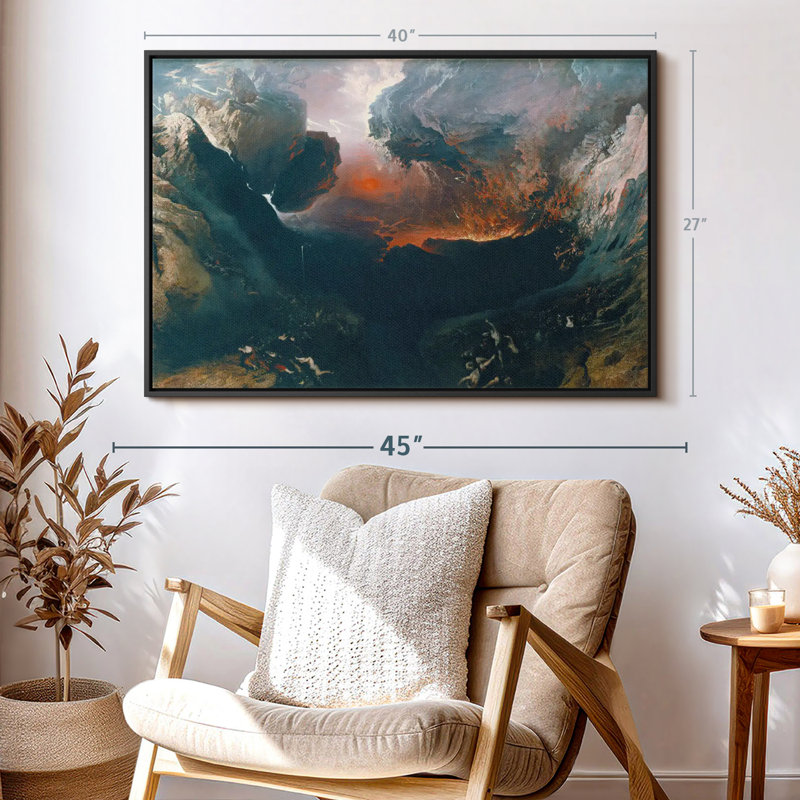 "The Great Day Of His Wrath", art mural, H 27 po x l 40 po