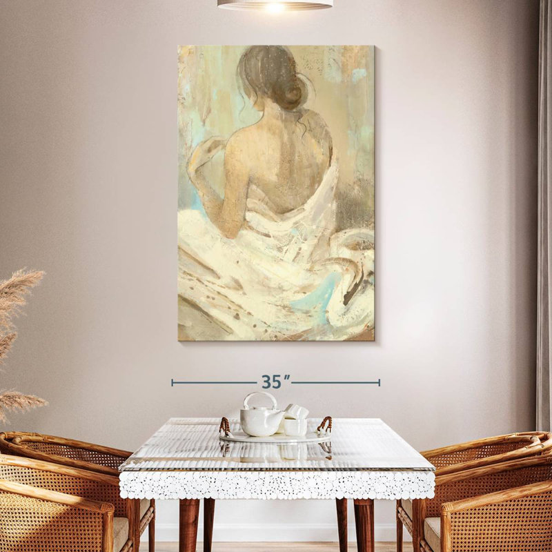 Leisha Abstract Figure Study II, 51" H x 34" W