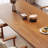 Brown Rectangular Solid Wood Dining Table-671207048