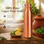 Bouteille d'eau en cuivre pur, 950 ml (32 oz), martelée, ayurvédique-136330849