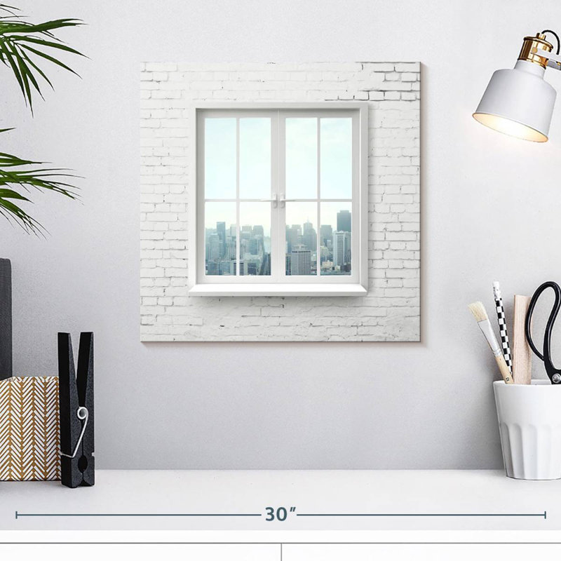 Lilie fenêtre pour effacer l'horizon, H 16 po x l 16 po