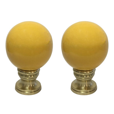Ceramic Sphere Lamp Finial