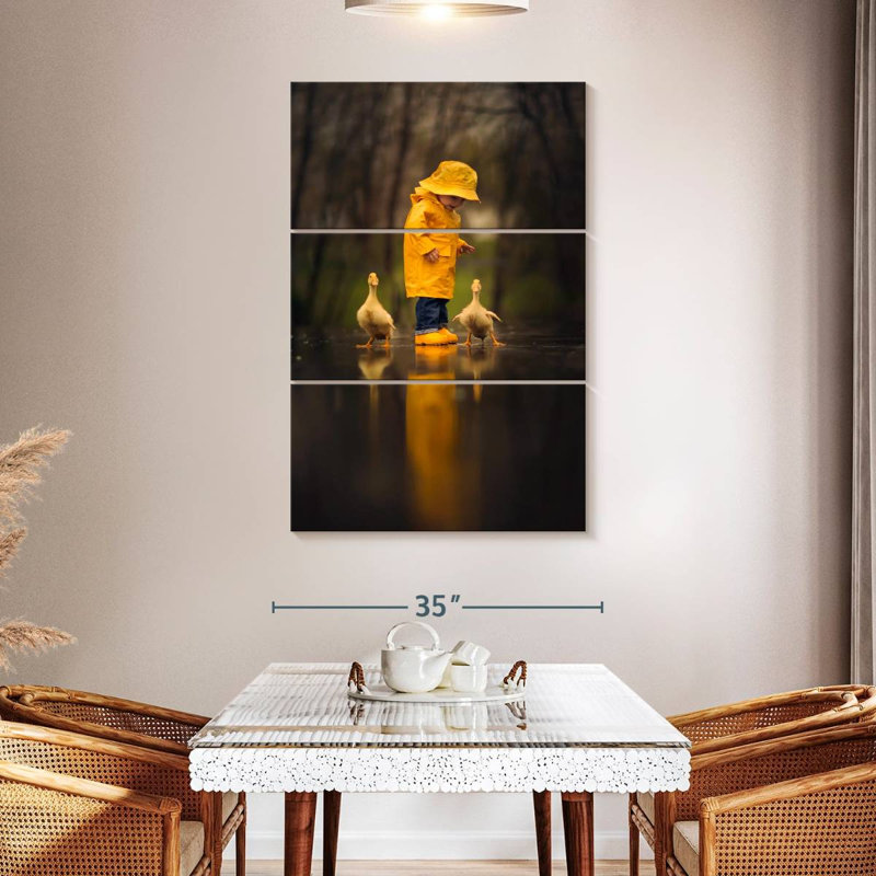 Brampt Boy With Ducks, 32" H x 20" W