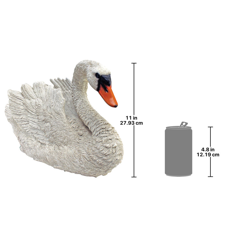 Statue cygne blanc, 1