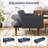 Hamman Twin 70.5" Wide Faux Leather Tufted Back Convertible Sofa-832264437