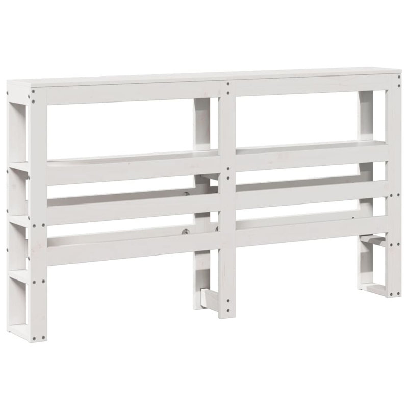 Solid Wood Headboard, 120 x 200 cm, White