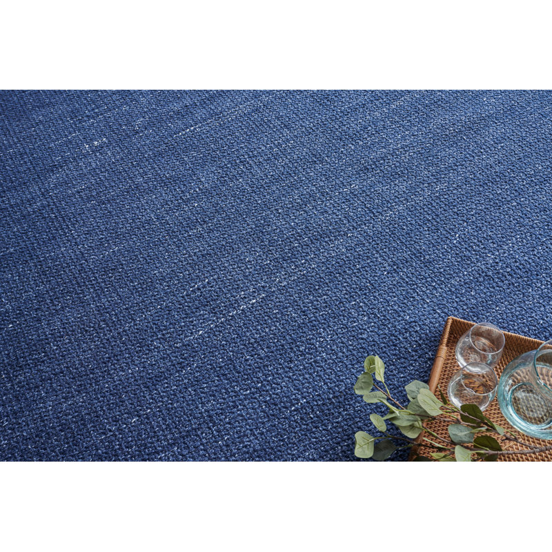 Gamma Area Rug in Blue, Rectangle 10' x 14'