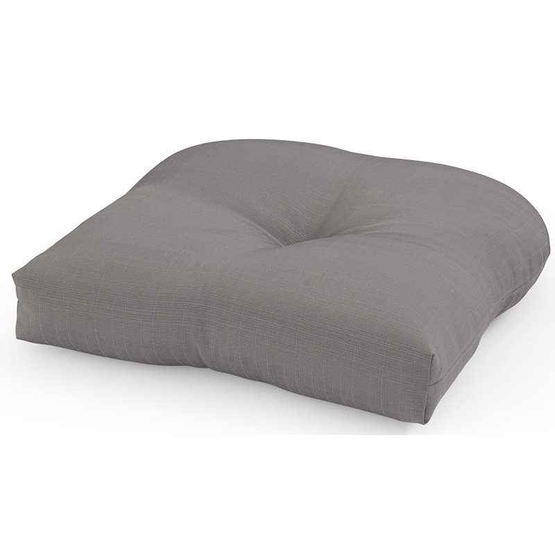 Outdoor 5'' Dining Chair Seat Cushion, Gray