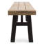 Banc en bois avec lambris élégant et caractéristique de qualité
